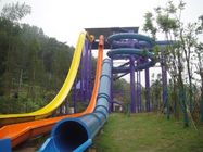 High Speed Water Slides Funny Swimming Pool Water Amusement For Holiday Resort Visitors